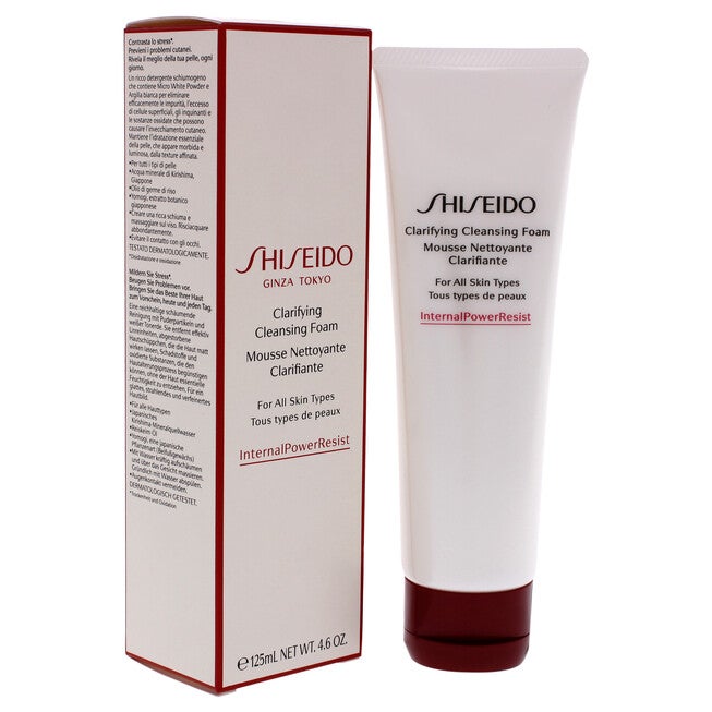 Clarifying Cleansing Foam by Shiseido for Unisex - 4.6 oz Cleanser, NA, alternate image number null