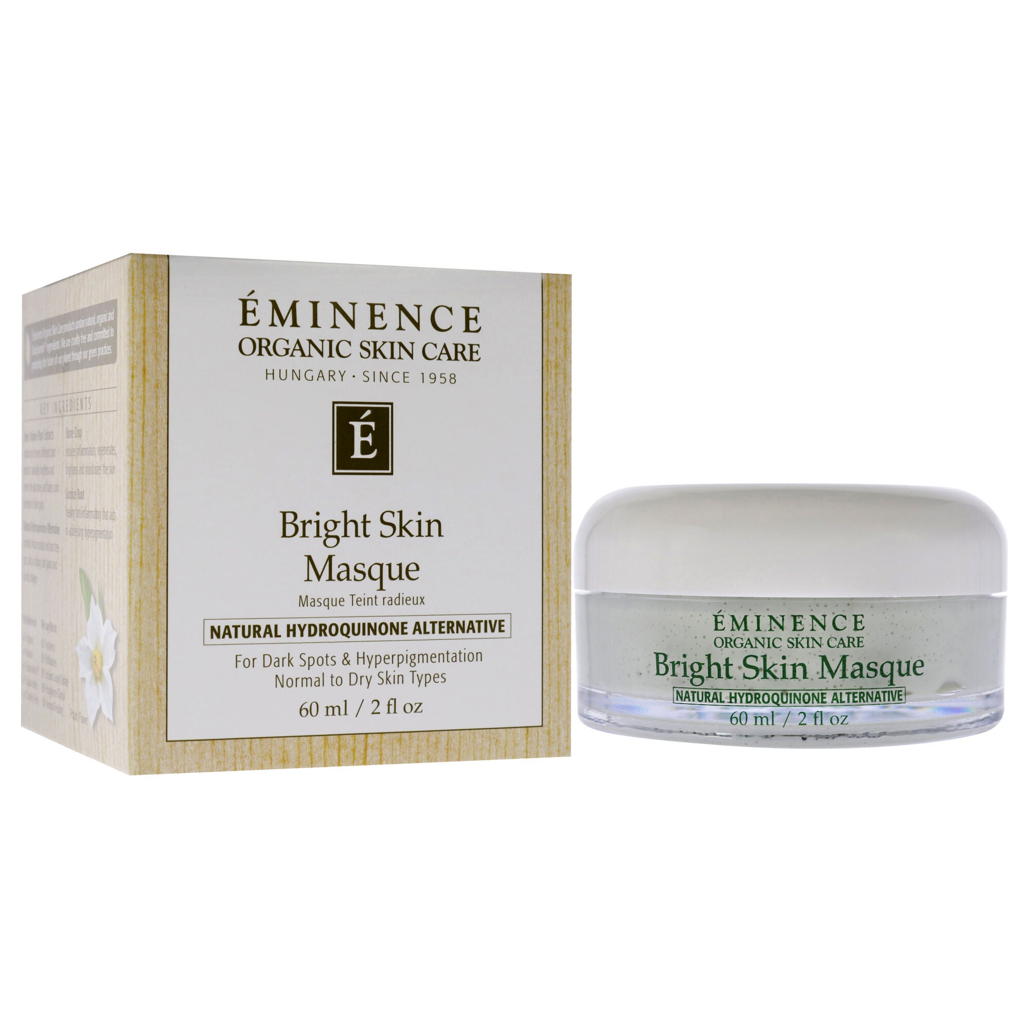 Bright Skin Masque by Eminence for Unisex - 2 oz Mask, White, alternate image number 2