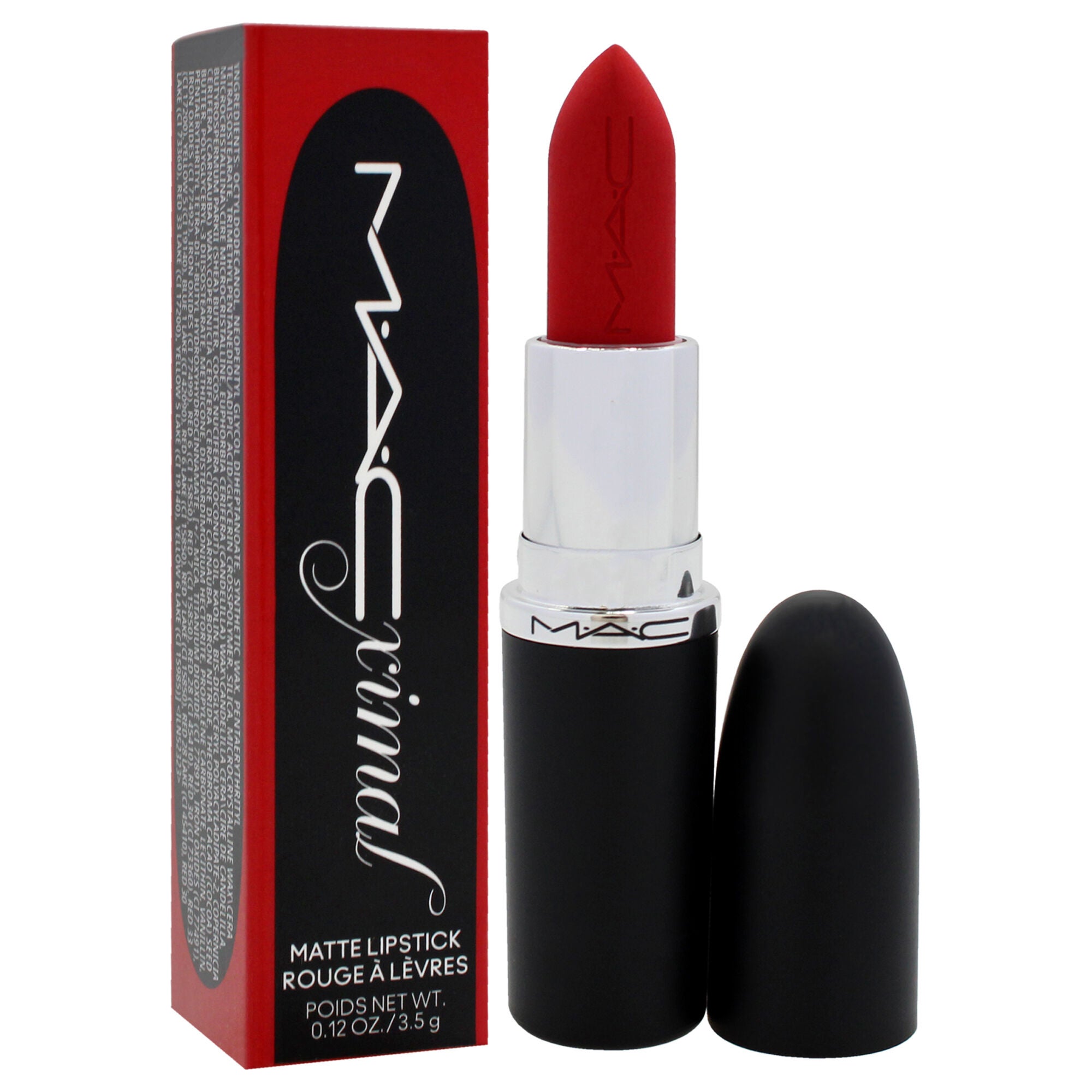 Macximal Matte Lipstick - 691 Ruby Woo by MAC for Women - 0.12 oz Lipstick, 691 Ruby Woo, alternate image number 1