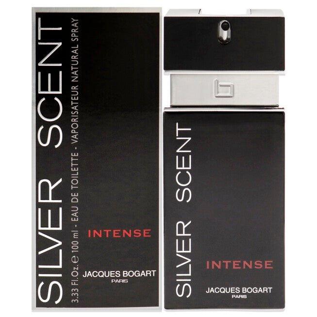 Silver Scent Intense by Jacques Bogart for Men - 3.3 oz EDT Spray, See Description, hi-res image number 0