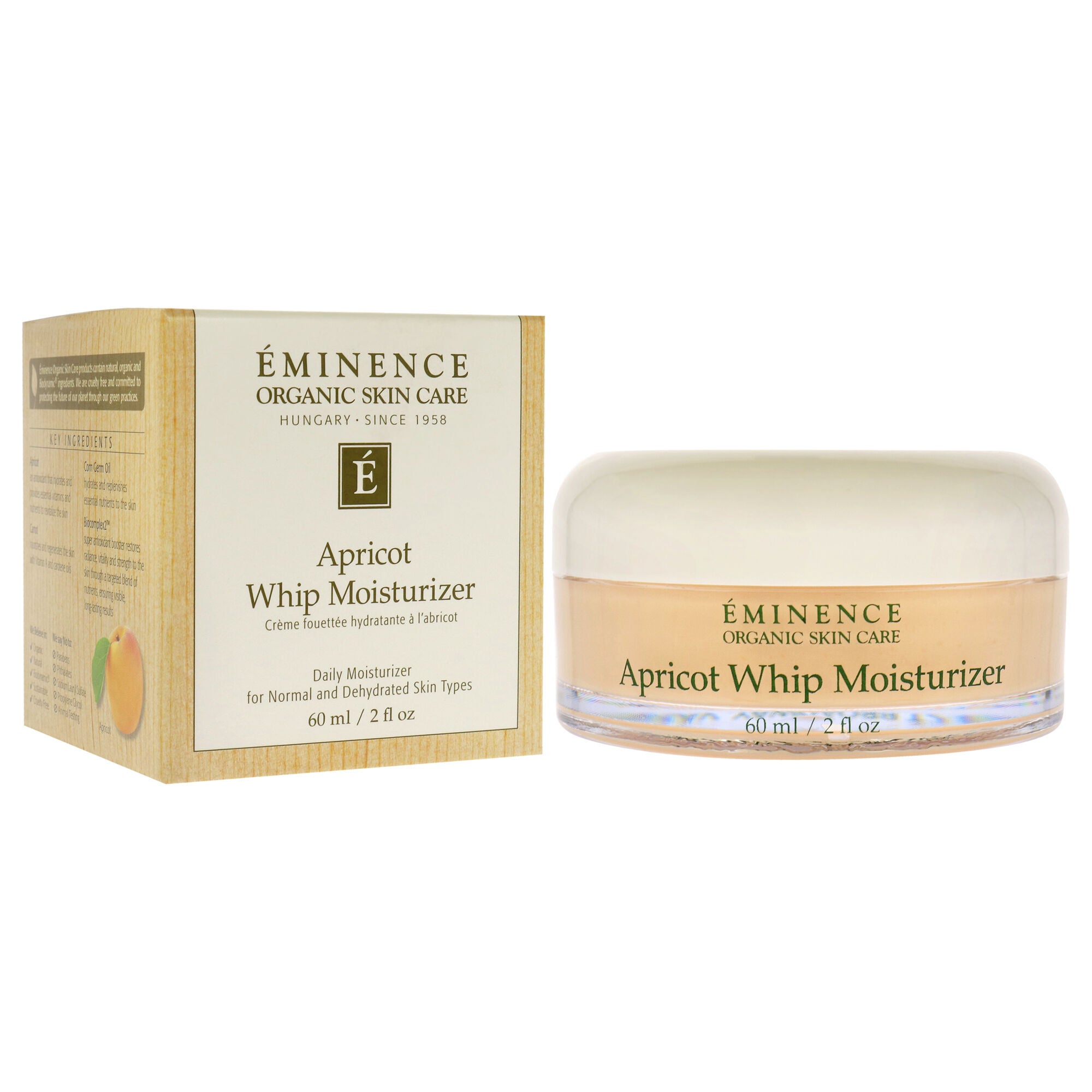 Apricot Whip Moisturizer by Eminence for Unisex - 2 oz Cream, See Description, alternate image number 2