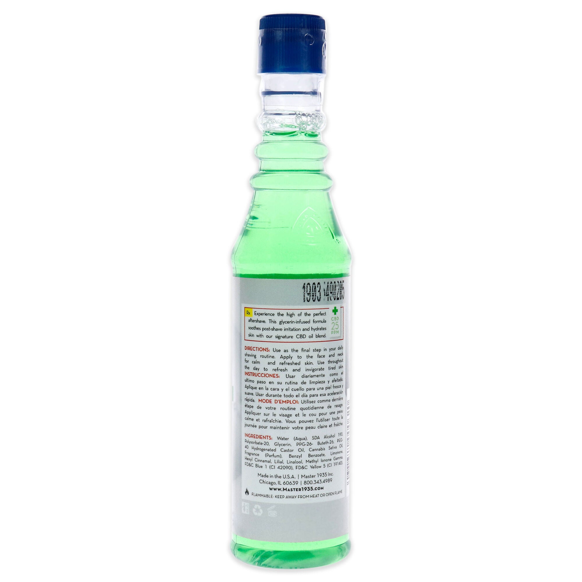 Cannabis Sativa After Shave Lotion by Master Well Comb for Men 3 oz