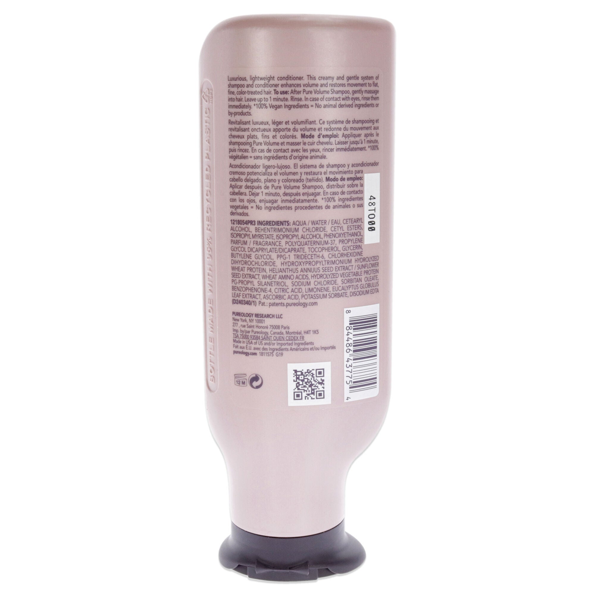 Pure Volume Conditioner by Pureology for Unisex - 9 oz Conditioner, , alternate image number 4