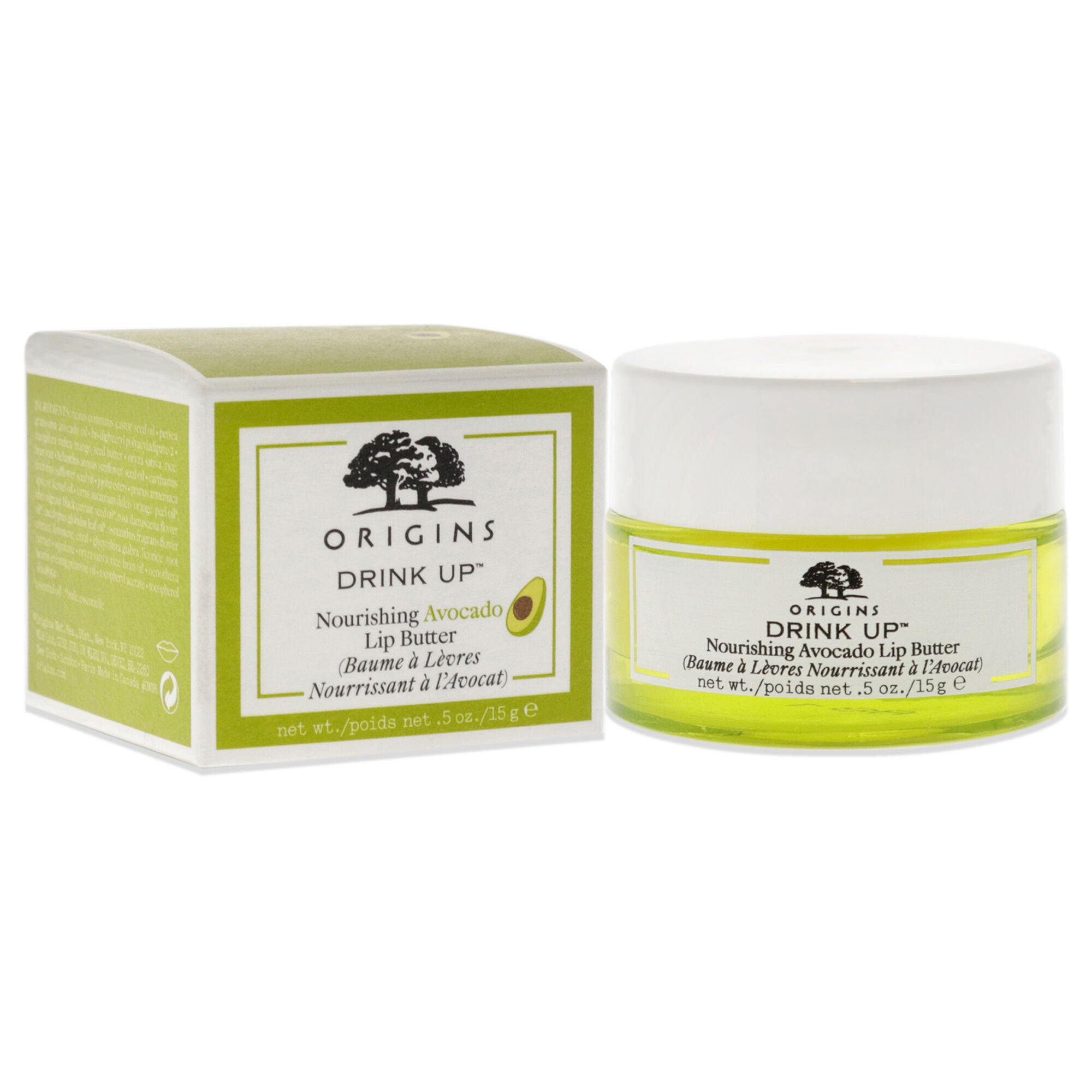 Drink Up Nourishing Avocado Lip Butter by Origins for Unisex - 0.5 oz Lip Balm, See Description, alternate image number 2