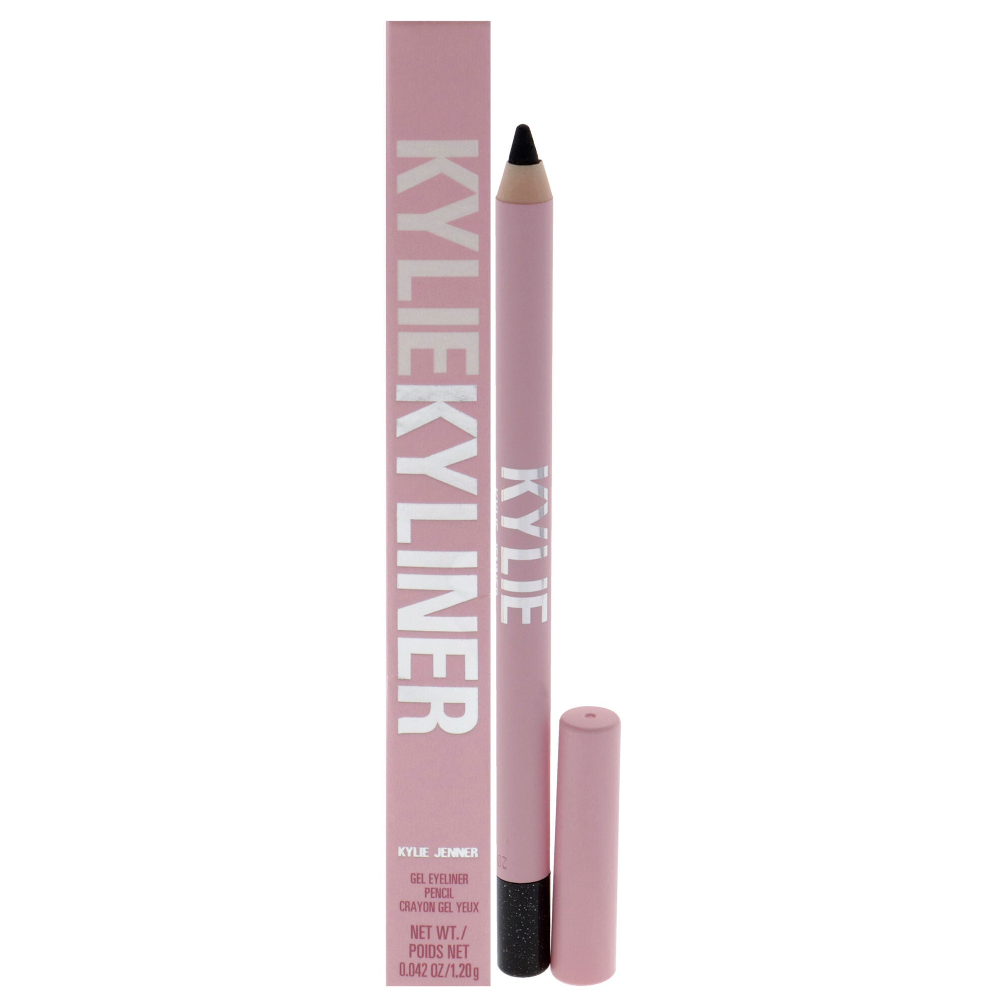 Kyliner Gel Eyeliner Pencil - 009 Black Shimmer by Kylie Cosmetics for Women - 0.042 oz Eyeliner, See Description, hi-res image number 0