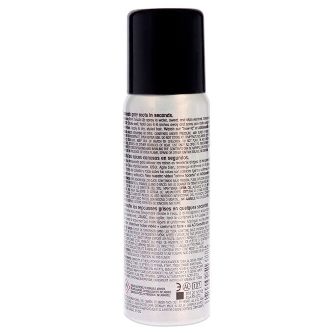 Root Touch Up Temporary Haircolor Spray - Medium Ash Brown by AGEbeautiful for Unisex - 2 oz Hair Color, NA, alternate image number null