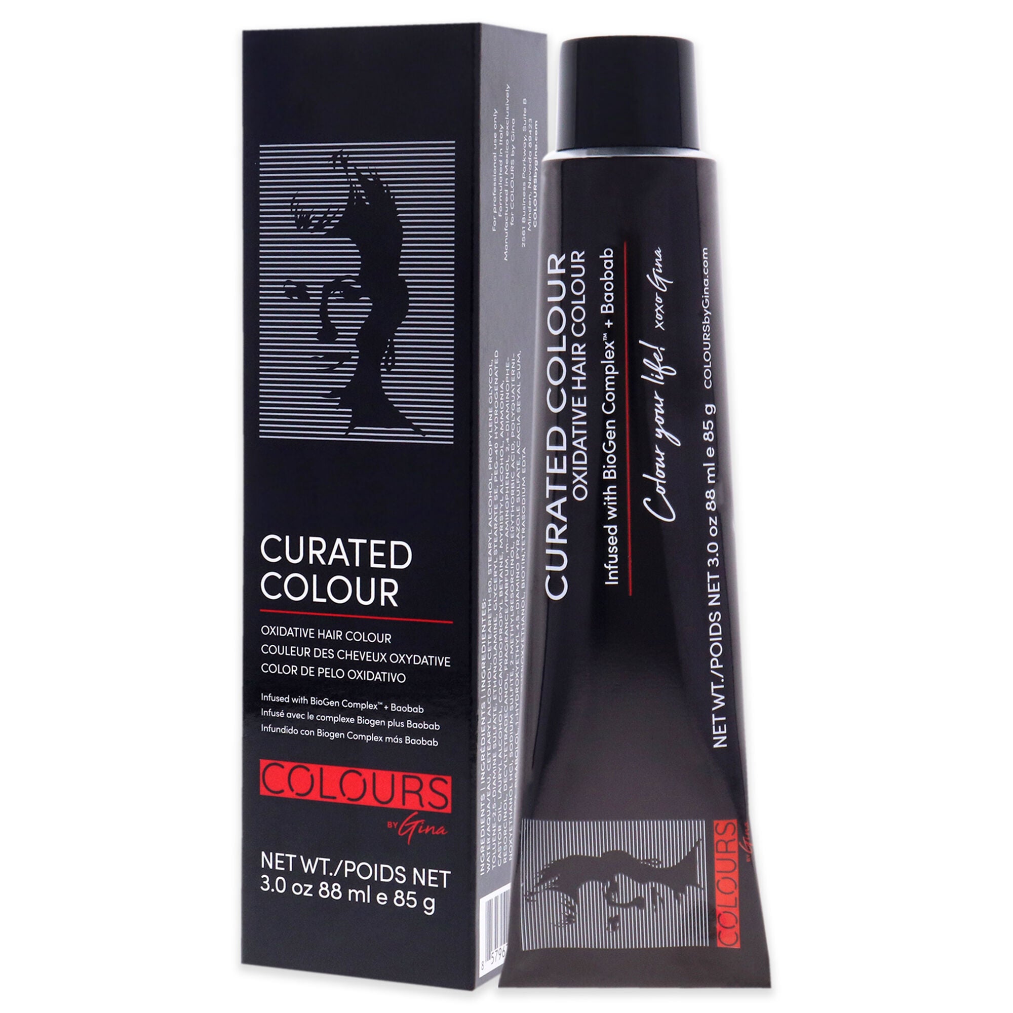 Curated Colour - 2.0-2N Darkest Natural Brown by Colours By Gina for Unisex - 3 oz Hair Color, , alternate image number 8
