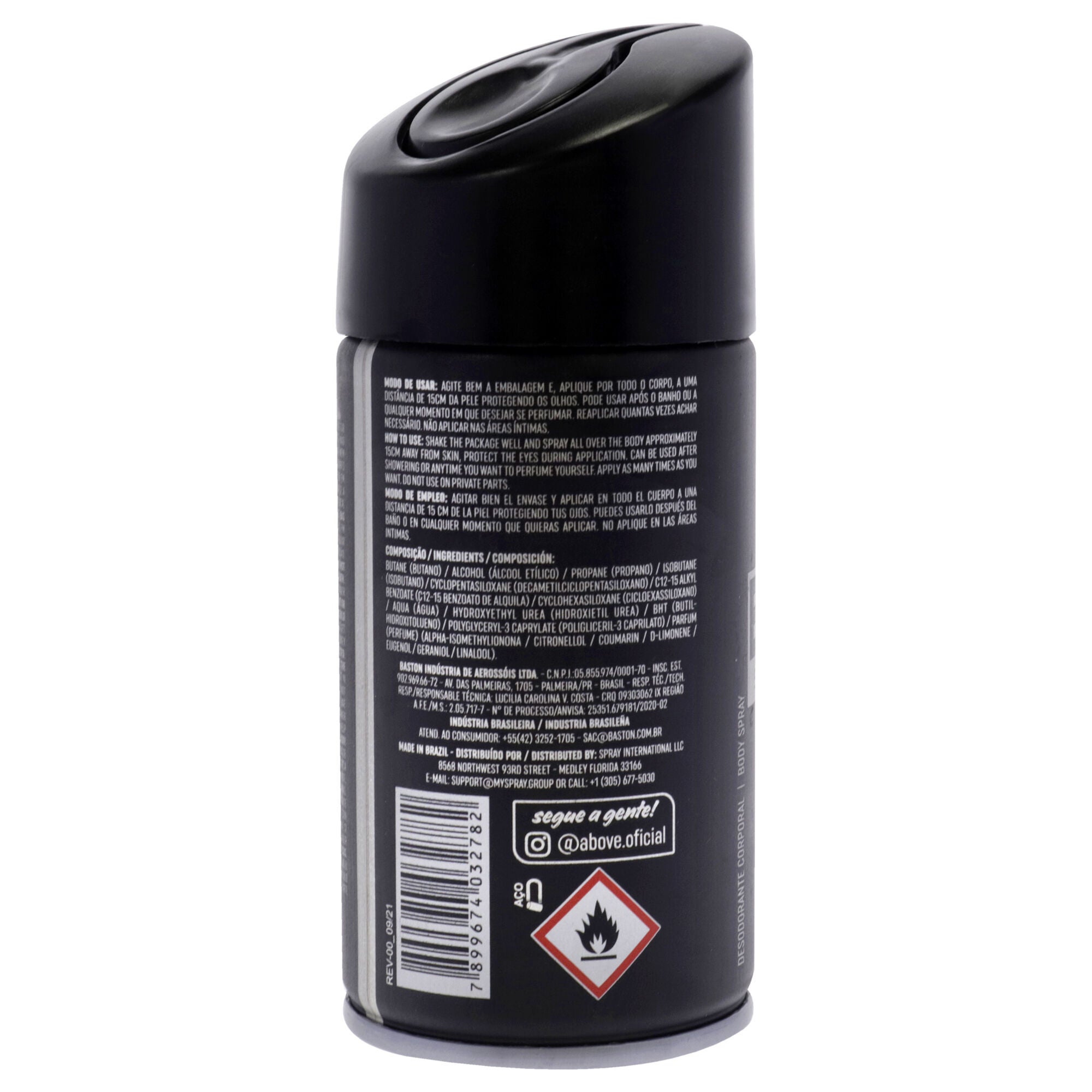 Black Series Body Spray - Extreme by Above for Men - 2.12 oz Body Spray, See Description, alternate image number 2