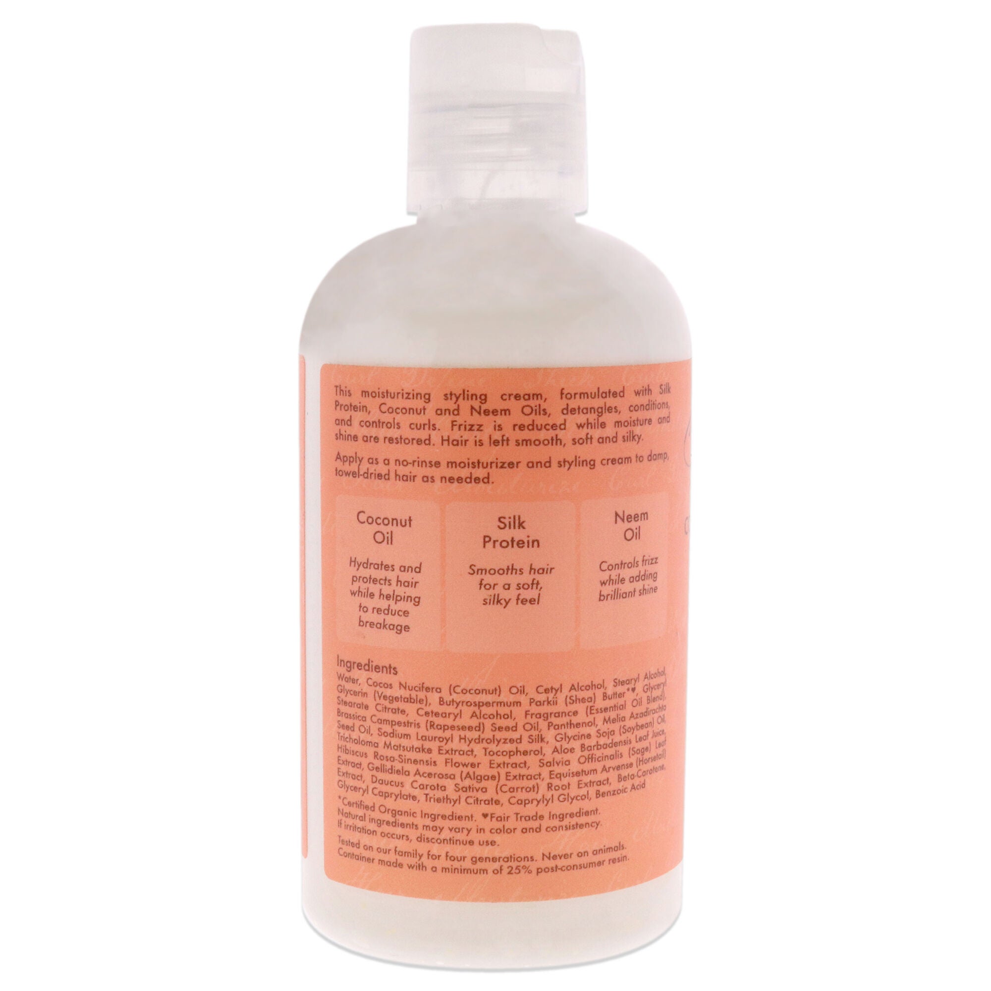 Coconut Hibiscus Curl Style Milk by Shea Moisture for Unisex - 8 oz Cream, See Description, alternate image number 1