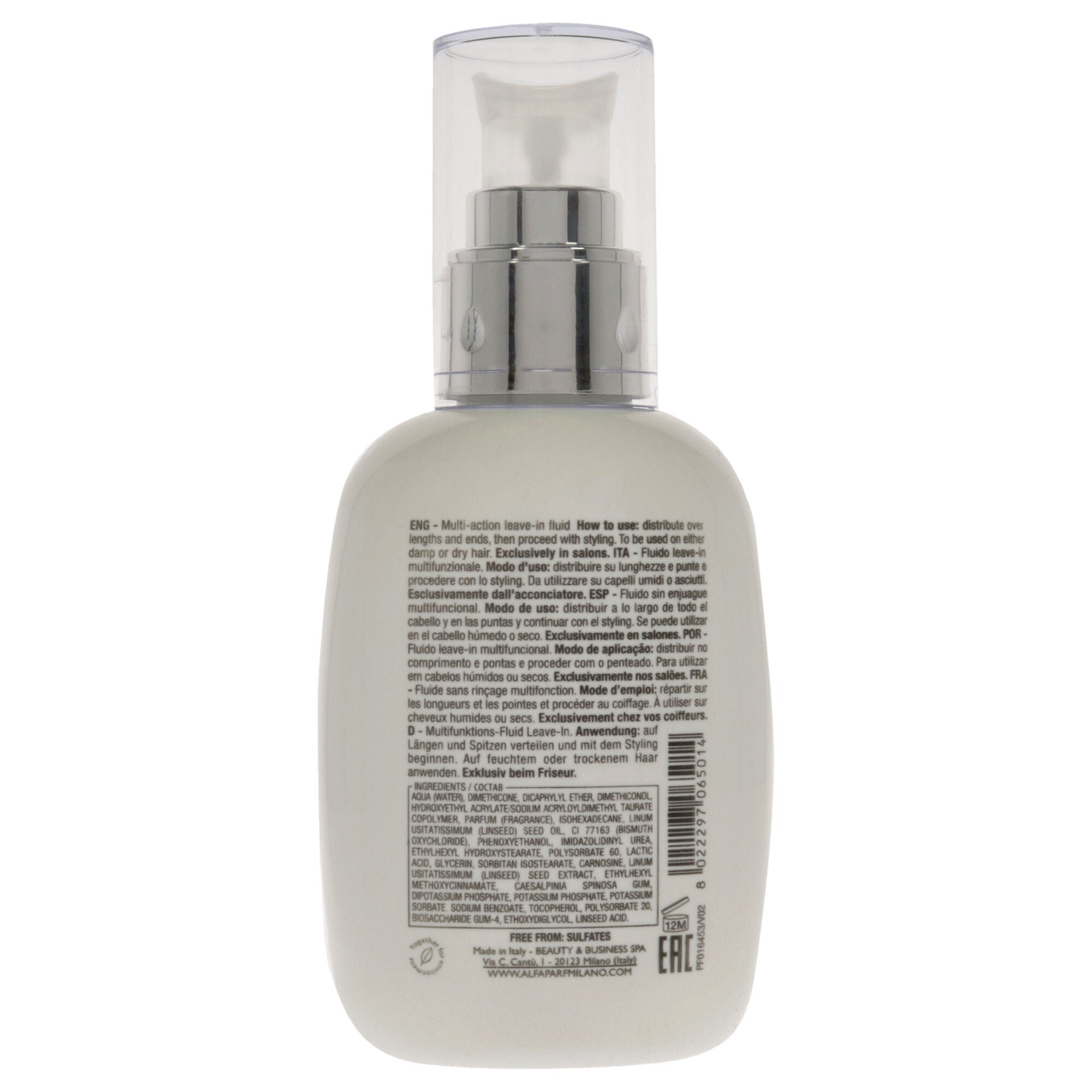 Semi Di Lino Diamond Extraordinary All-in-1 Fluid by Alfaparf Milano for Unisex - 4.23 oz Treatment, See Description, alternate image number 1
