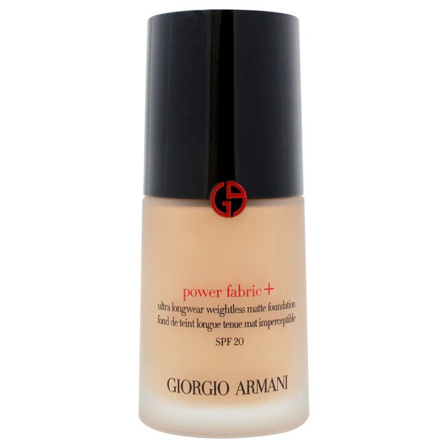Power Fabric Plus Longwear Weightless Matte Foundation SPF 20 - 4 by Giorgio Armani for Women - 1 oz Foundation, See Description, alternate image number 4