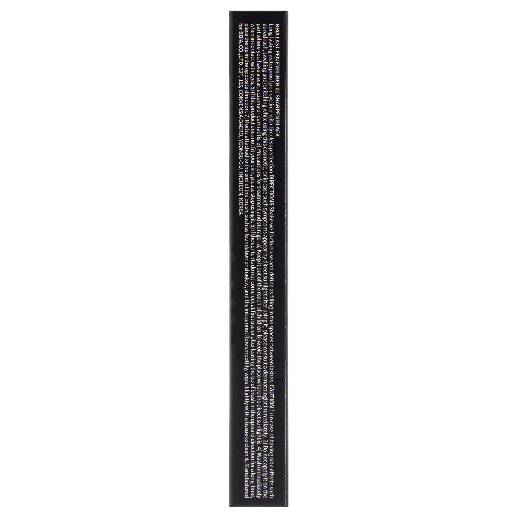 Last Pen Eyeliner - 01 Sharpen Black by BBIA for Women - 0.02 oz Eyeliner, Black, alternate image number 5
