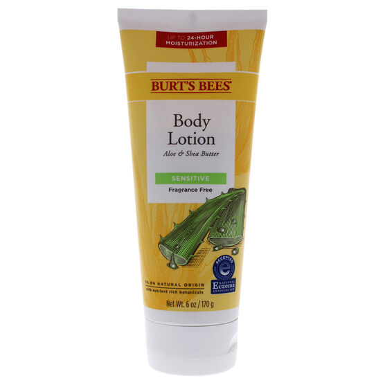 Aloe and Shea Butter Body Lotion by Burts Bees for Unisex - 6 oz Body Lotion, NA, hi-res image number null
