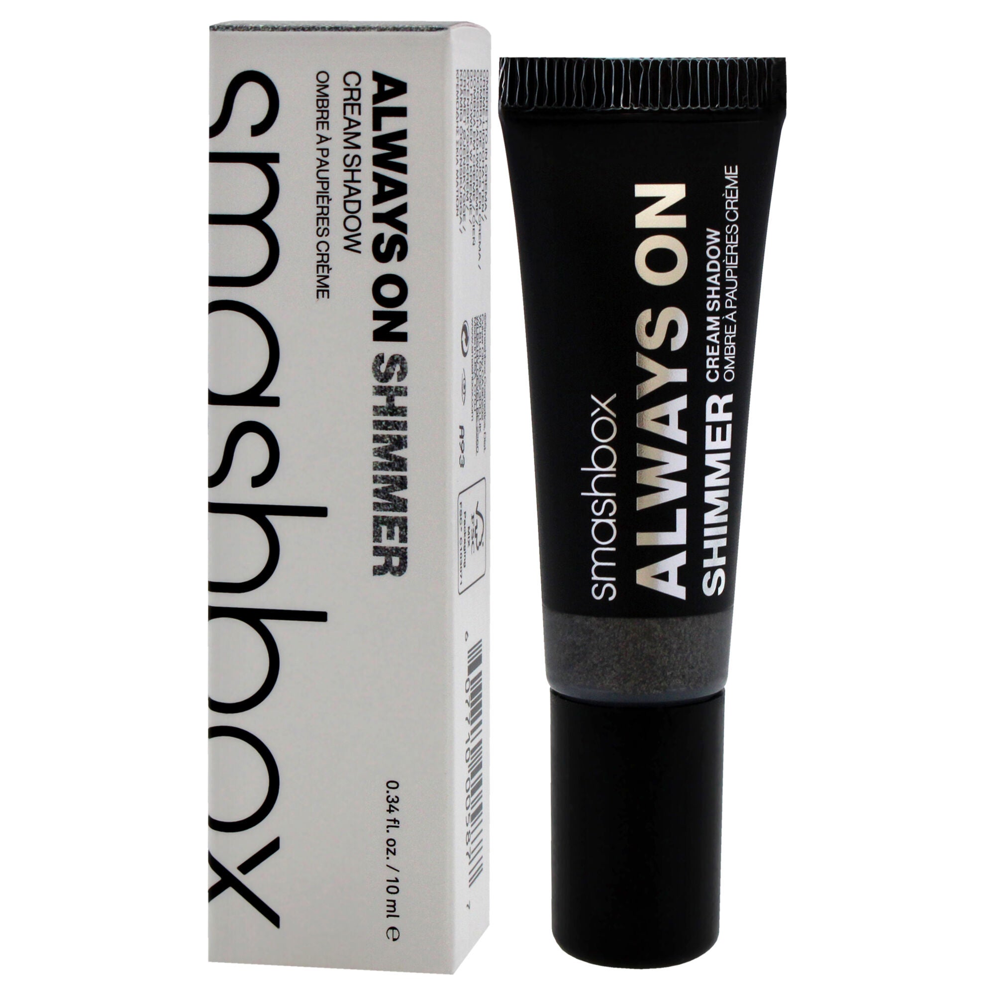 Always On Shimmer Cream Eye Shadow - Charcoal by SmashBox for Women - 0.34 oz Eye Shadow, See Description, alternate image number 3