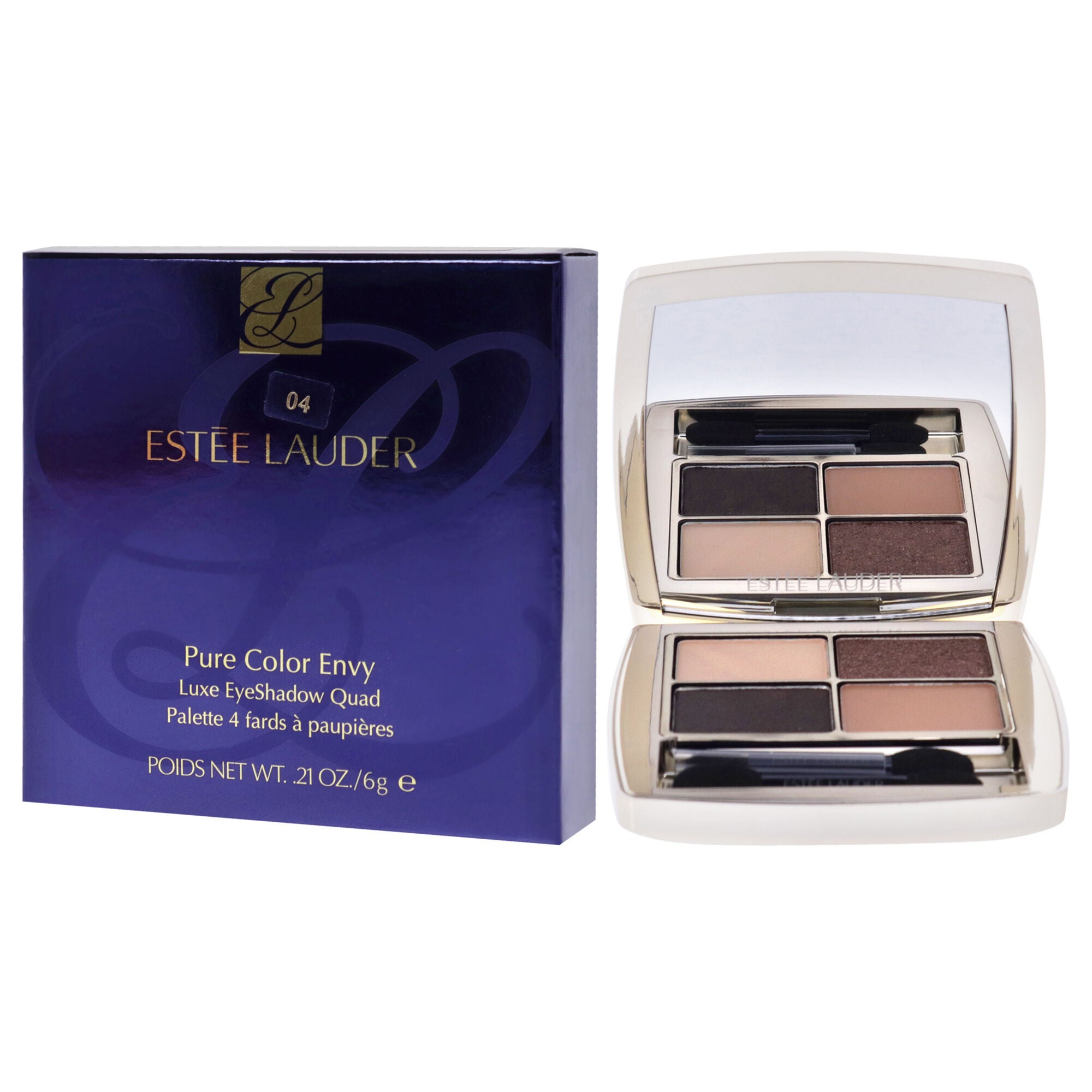 Pure Color Envy Luxe Eyeshadow Quad - 04 Desert Dunes by Estee Lauder for Women - 0.21 oz Eye Shadow, , alternate image number 7