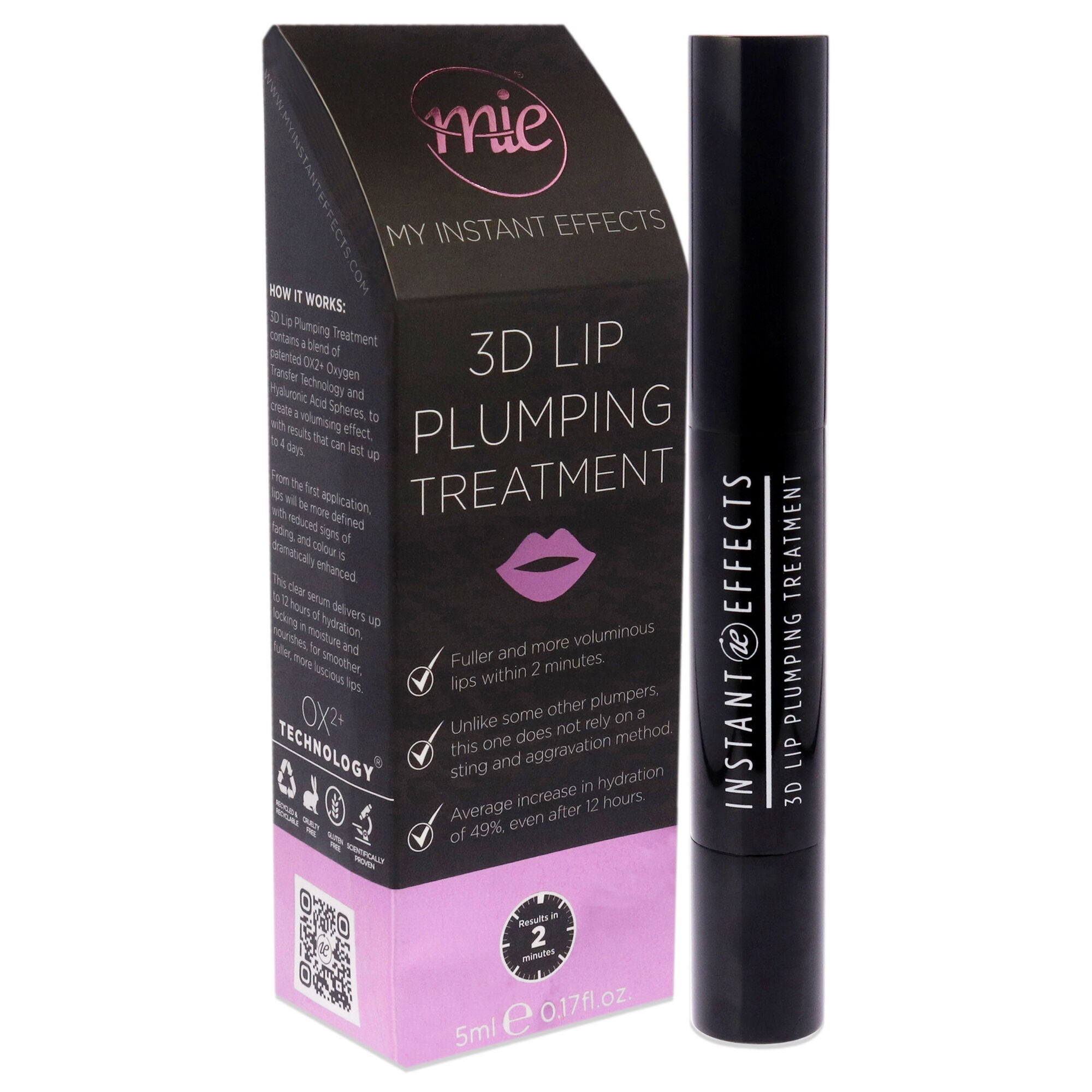 3D Lip Plumping Treatment by Instant Effects for Women - 0.17 oz Lip Treatment, See Description, alternate image number 2