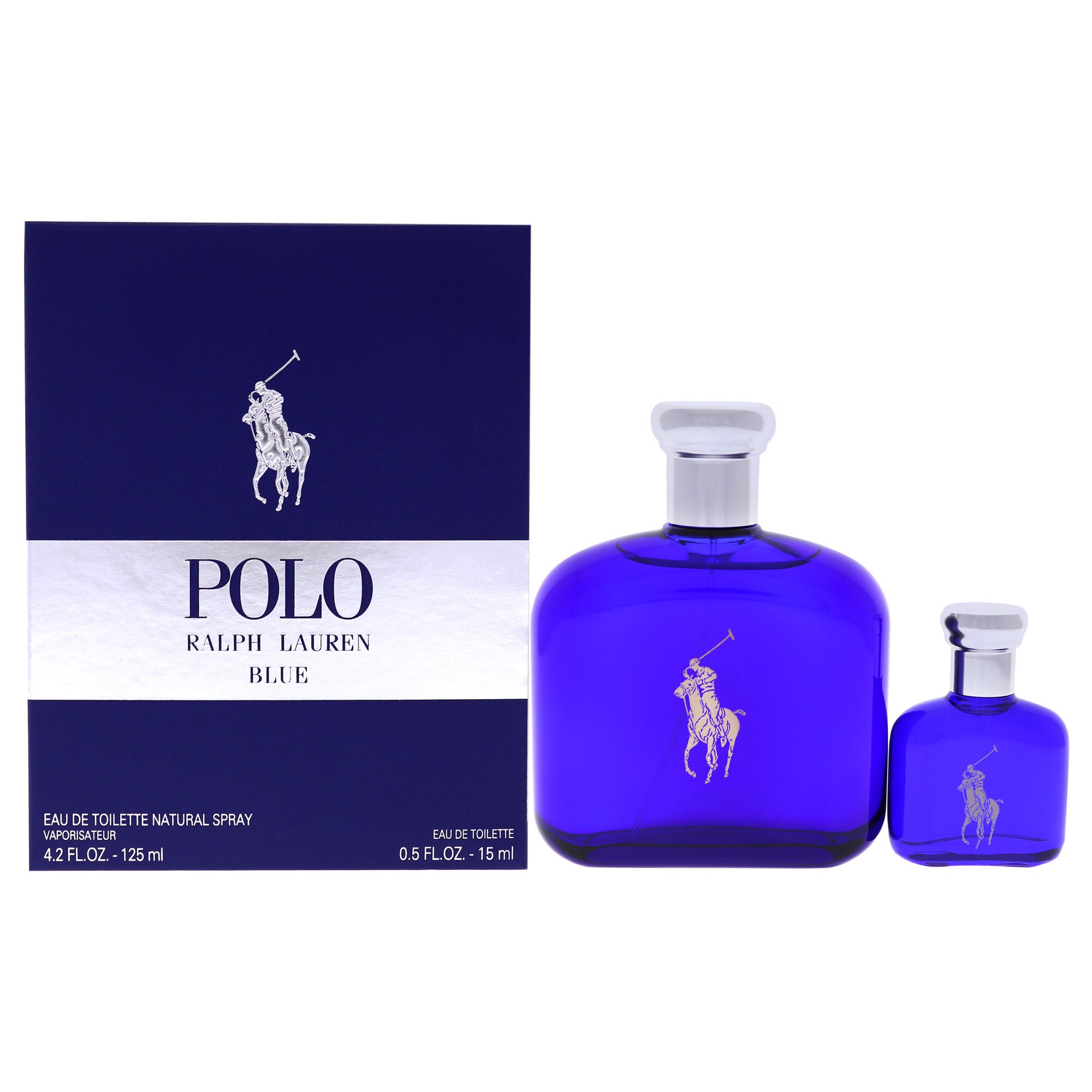 Polo Blue by Ralph Lauren for Men - 2 Pc Gift Set 4.2oz EDT Spray, 0.5oz EDT Splash, , alternate image number 4
