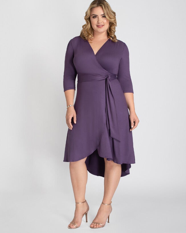 Winona Hi-Lo Wrap Dress, , alternate image number null