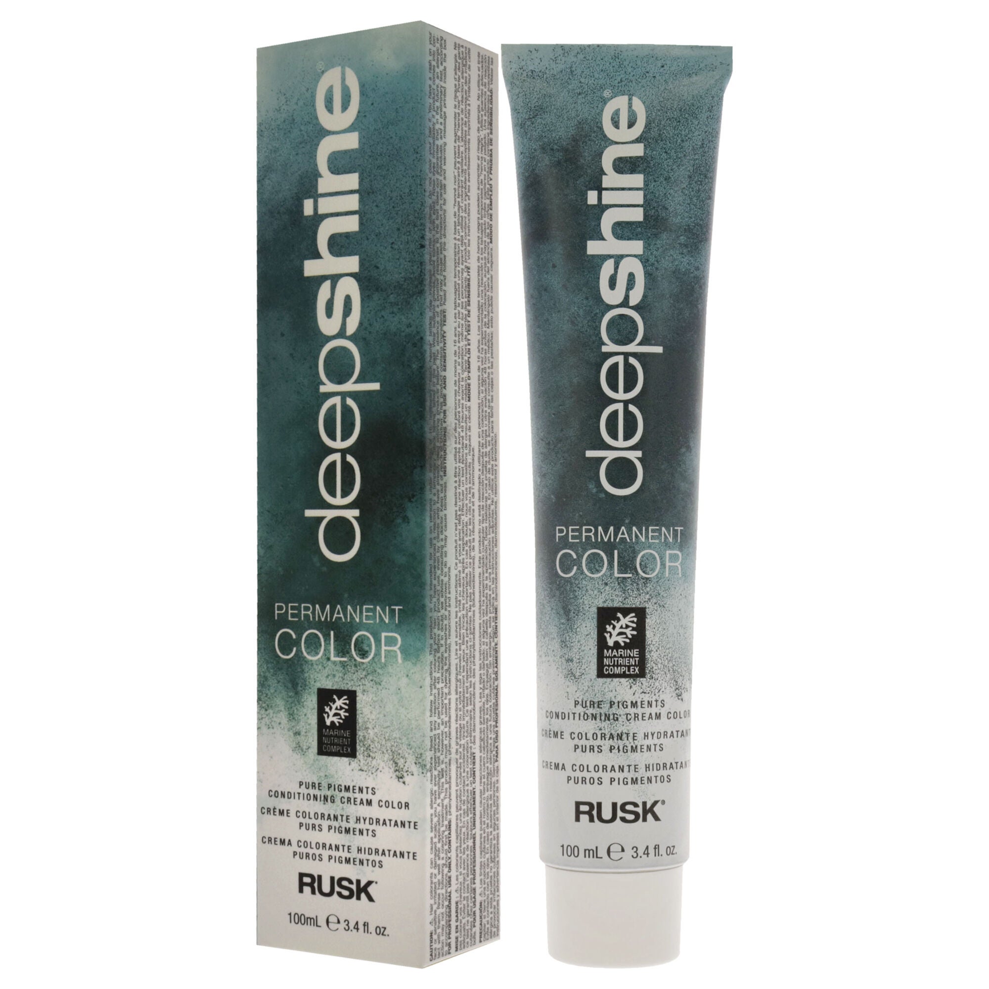 Deepshine Pure Pigments Conditioning Cream Color - 3.000 Nc Dark Brown by Rusk for Unisex - 3.4 oz Hair Color, See Description, alternate image number 3