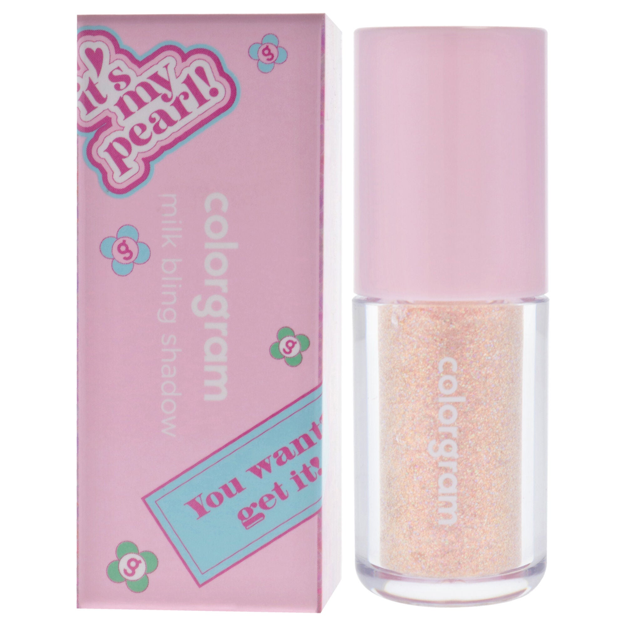 Milk Bling Shadow - 07 Fairy Like by Colorgram for Women - 0.11 oz Eye Shadow, Brown, alternate image number 3