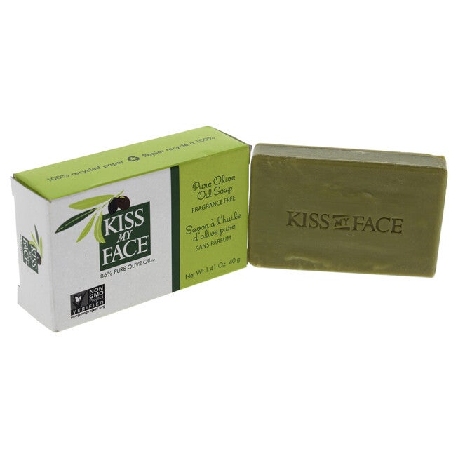 Pure Olive Oil Bar Soap by Kiss My Face for Unisex - 1.41 oz Soap, NA, alternate image number null
