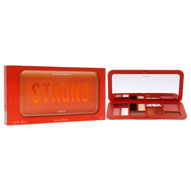Make-Up Palette - 004 Strong by Pupa Milano for Women - 0.420 oz Makeup, , alternate image number null
