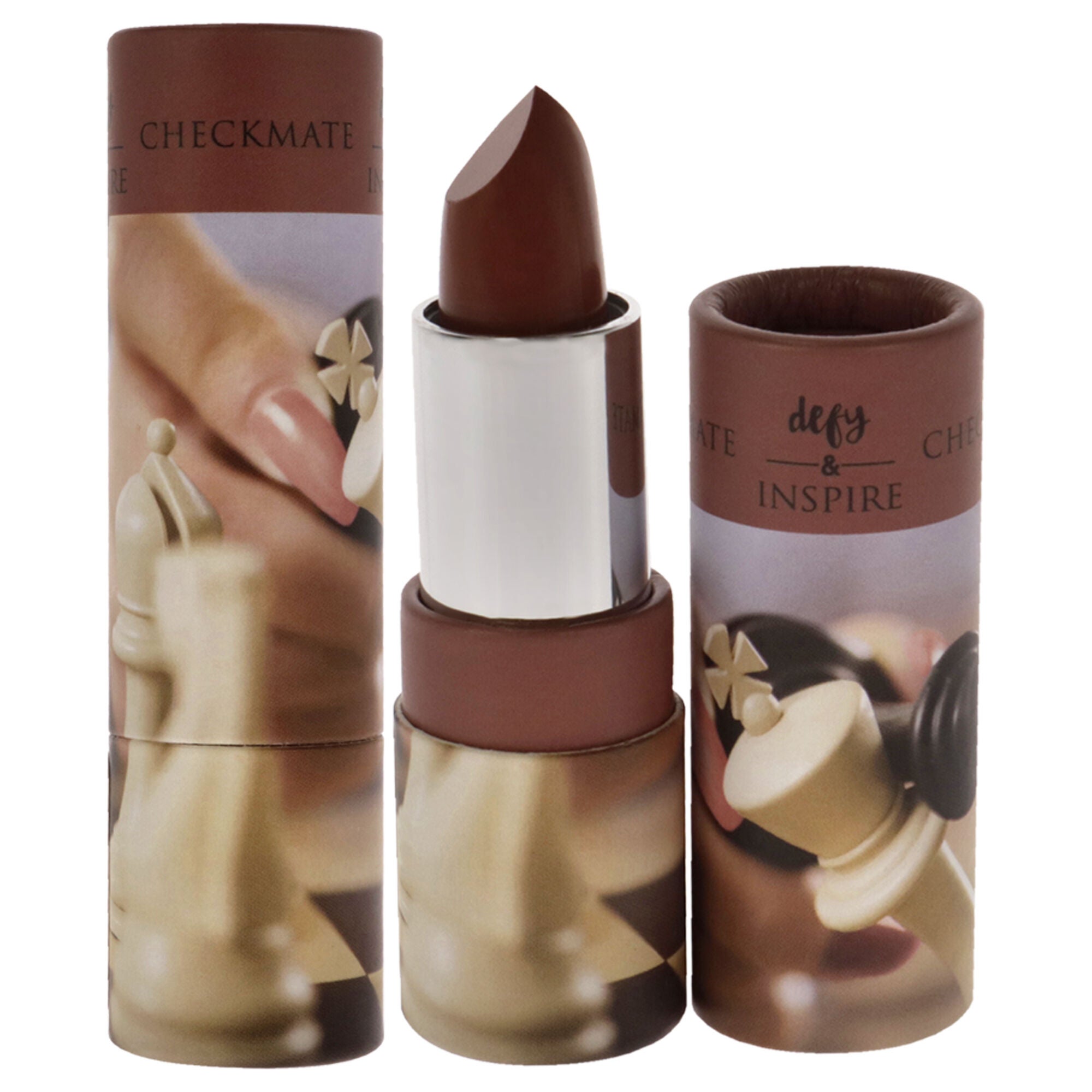 Cream Lipstick - 03 CheckMate by Defy and Inspire for Women - 0.134 oz Lipstick, See Description, hi-res image number 0