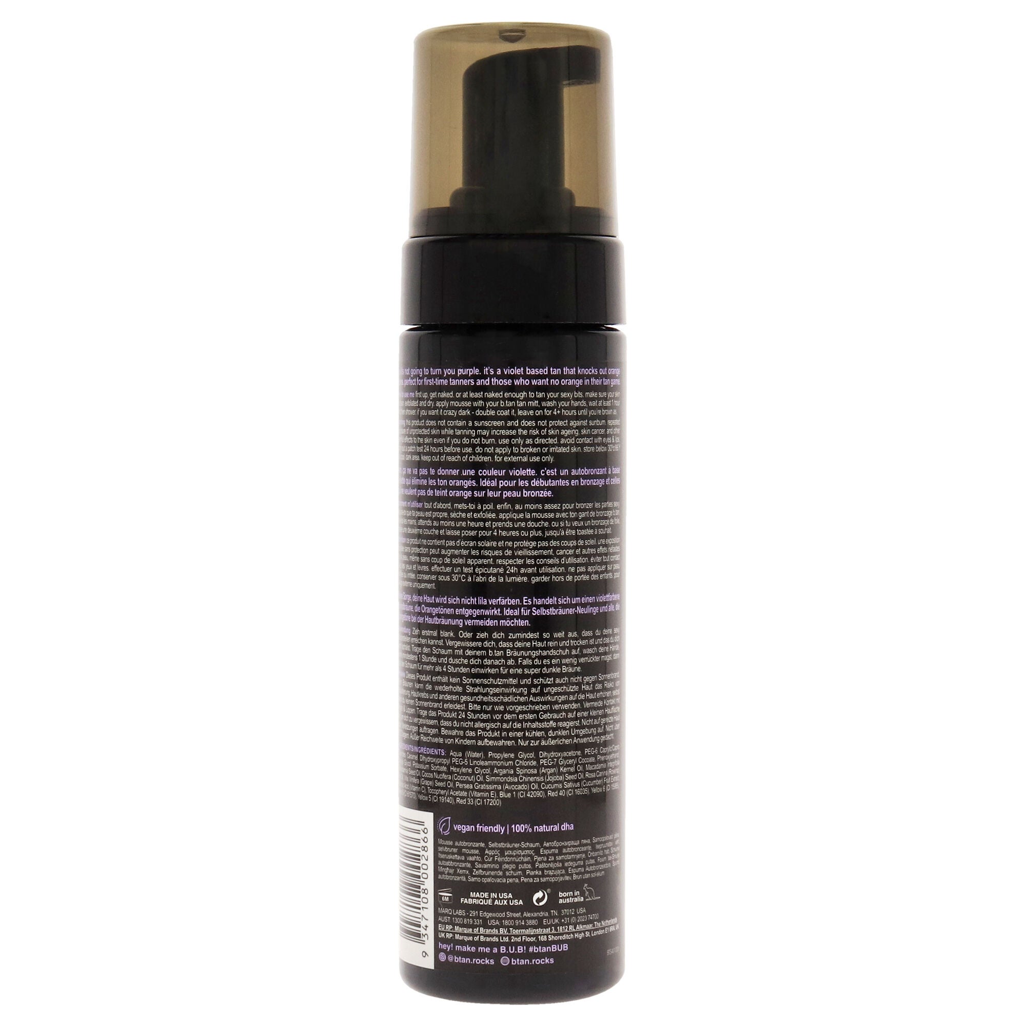 Love At First Tan Self Tan Mousse by B.Tan for Unisex - 6.7 oz Mousse, , alternate image number 3