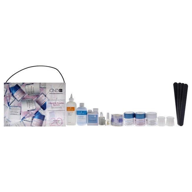 Liquid and Powder System Kit by CND for Women - 20 Pc, See Description, hi-res image number 0