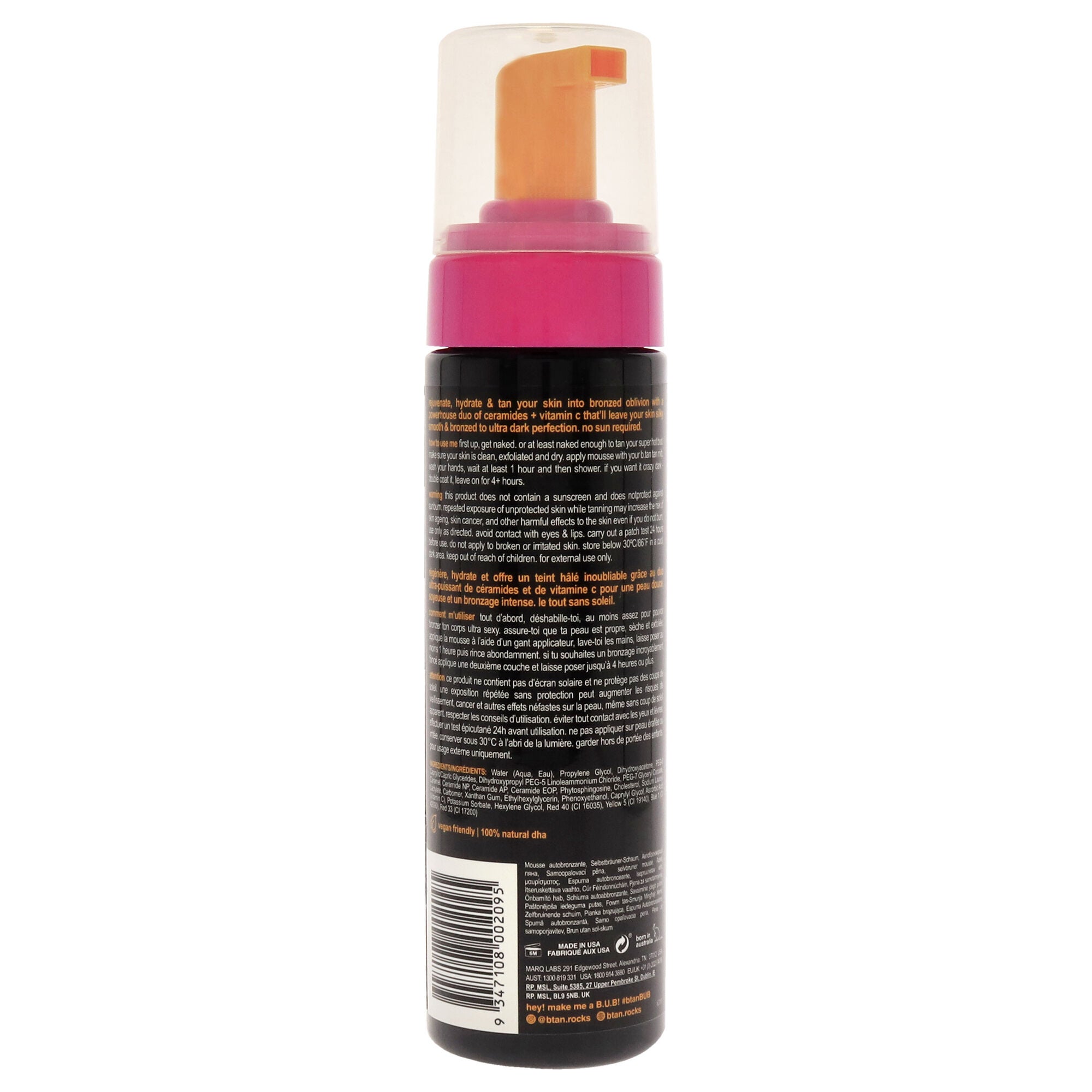 No Sun Required Self Tan Mousse - Darkest by B.Tan for Unisex - 6.7 oz Mousse, , alternate image number 3