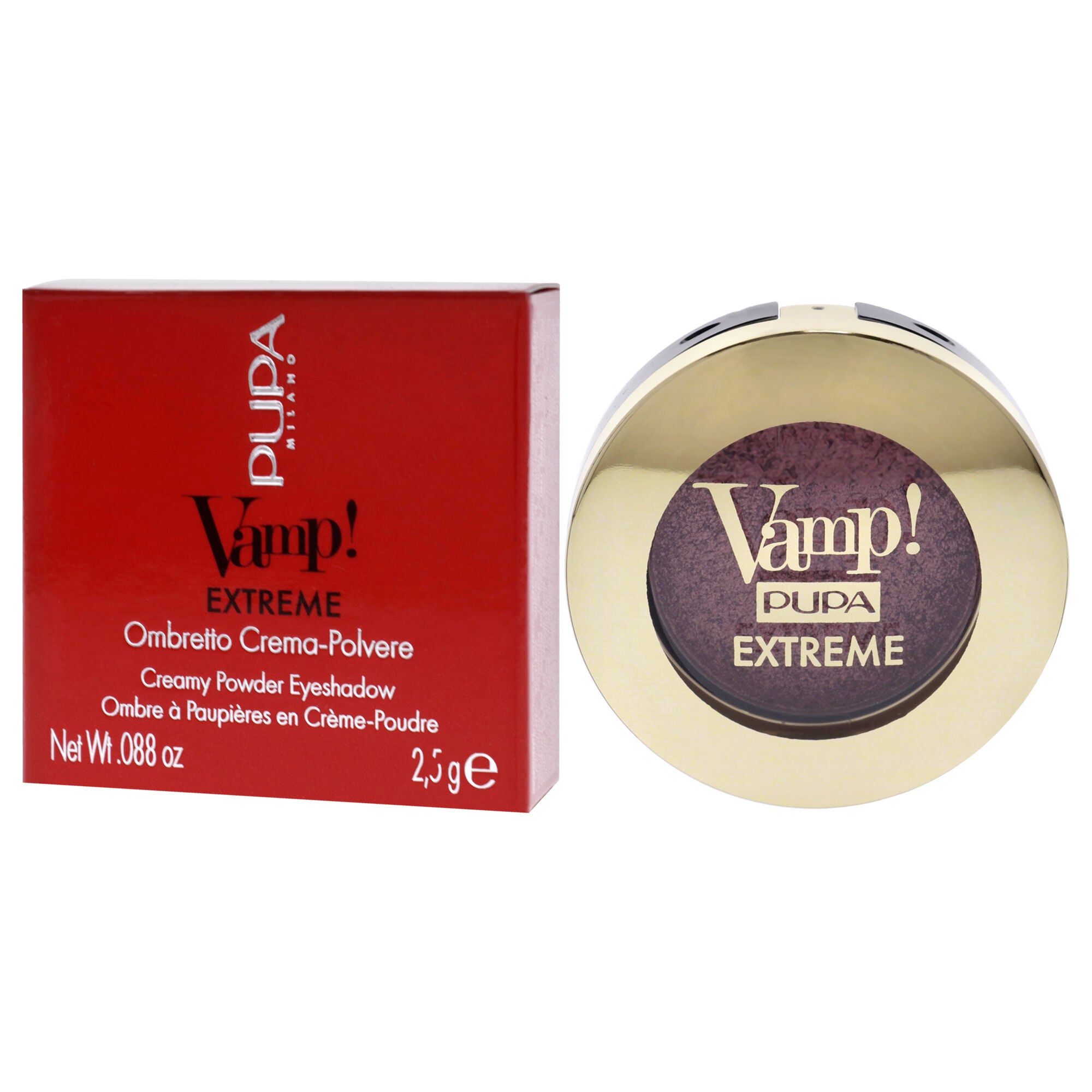 Vamp! Extreme Cream Powder Eyeshadow - 003 Extreme Ginger by Pupa Milano for Women - 0.088 oz Eye Shadow, , alternate image number 7