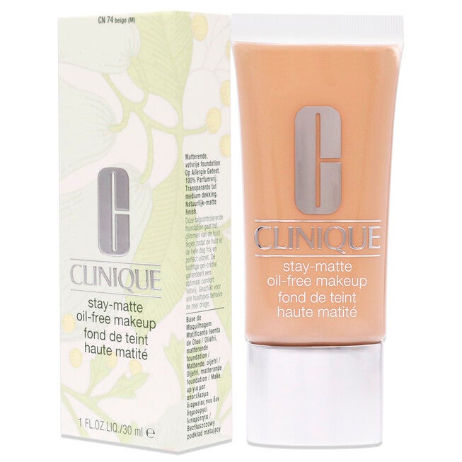 Stay-Matte Oil-Free Makeup - CN 74 Beige - Dry Combination To Oily by Clinique for Women - 1 oz Makeup, , alternate image number null