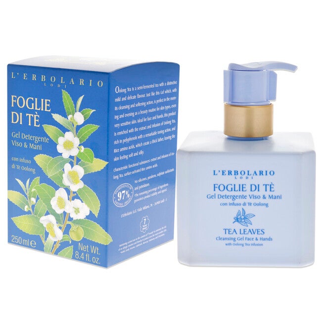 Cleansing Gel Face and Hand - Tea Leaves by LErbolario for Unisex - 8.5 oz Cleanser, , alternate image number null