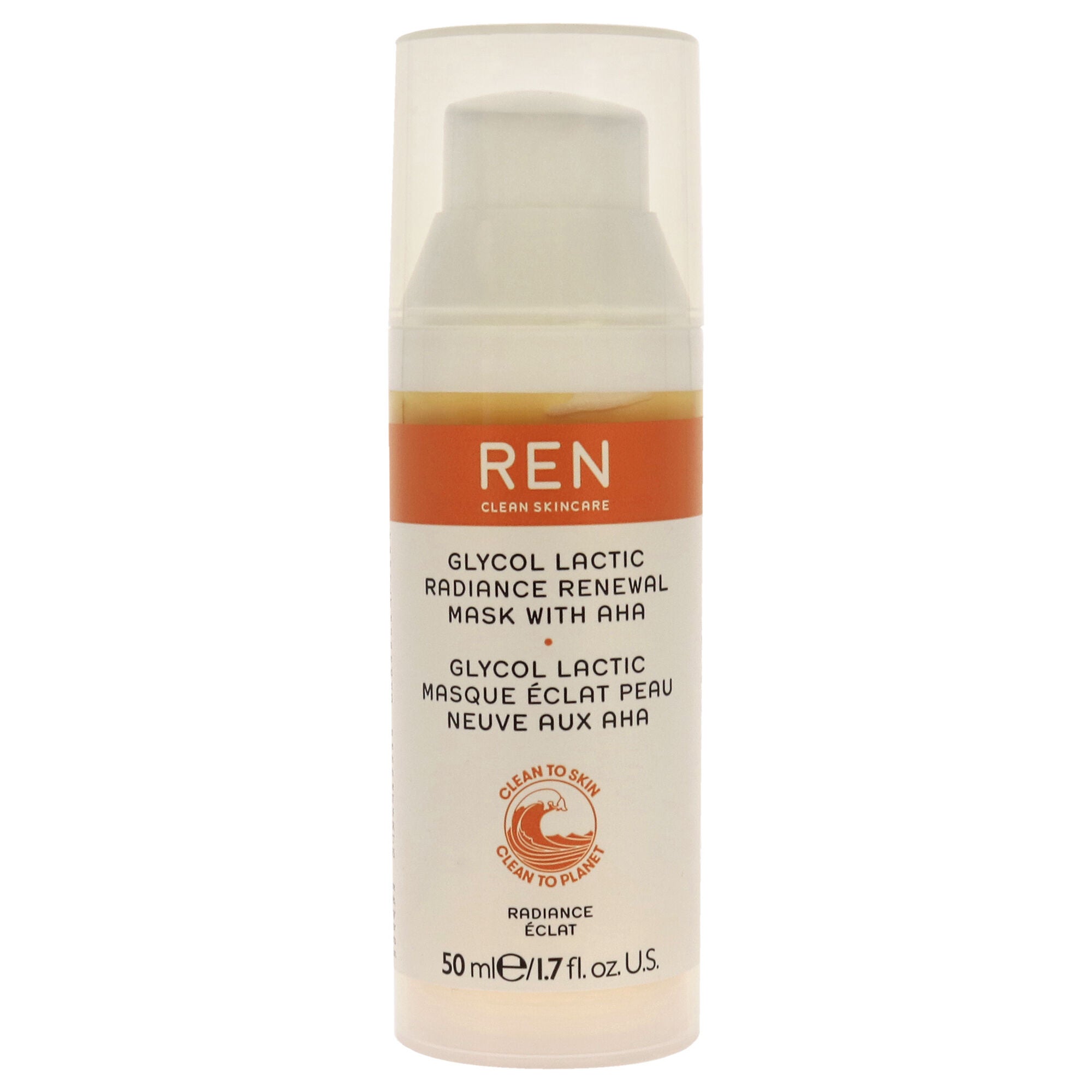Glycol Lactic Radiance Renewal Mask by REN for Unisex - 1.7 oz Mask, See Description, alternate image number 4