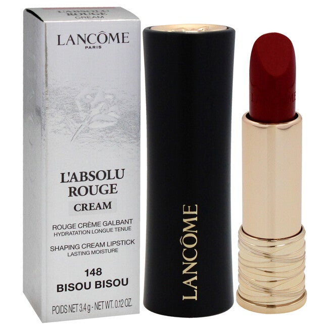LAbsolu Rouge Cream Lipstick - 148 Bisou by Lancome for Women - 0.12 oz Lipstick, NA, alternate image number null