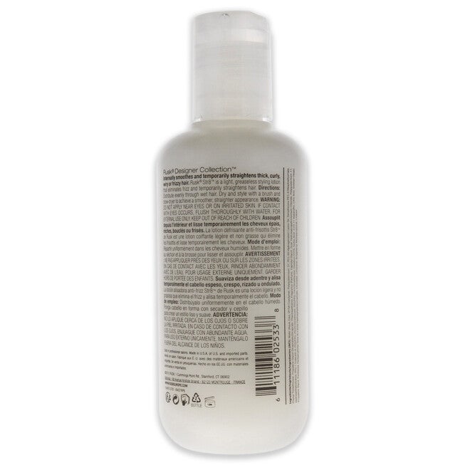 Str8 Anti-Frizz and Anti-Curl Lotion by Rusk for Unisex - 6 oz Lotion, , alternate image number null