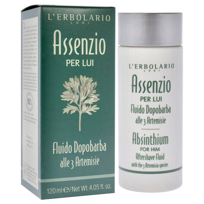 After Shave Fluid - Absinthium by LErbolario for Men - 4.05 oz After Shave, , alternate image number null