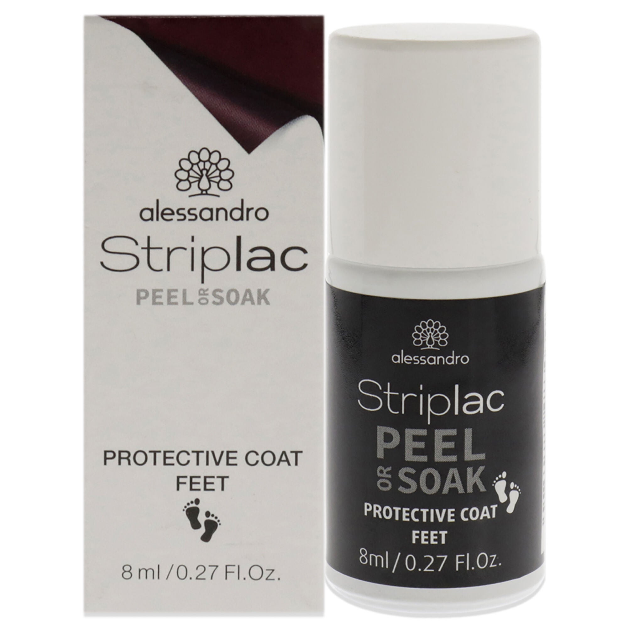 Striplac Peel or Soak - Protective Coat Feet by Alessandro for Women 0.27 oz Nail Polish, See Description, hi-res image number 0