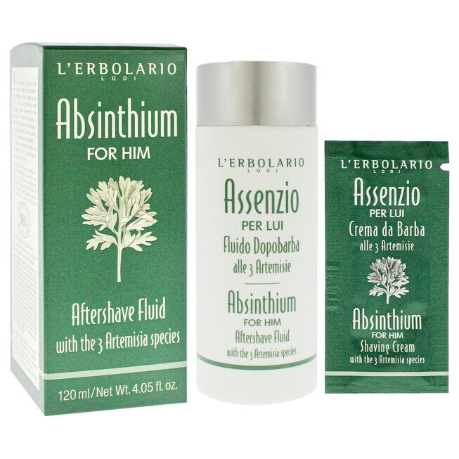 After Shave Fluid - Absinthium by LErbolario for Men - 4.05 oz After Shave, See Description, alternate image number 1