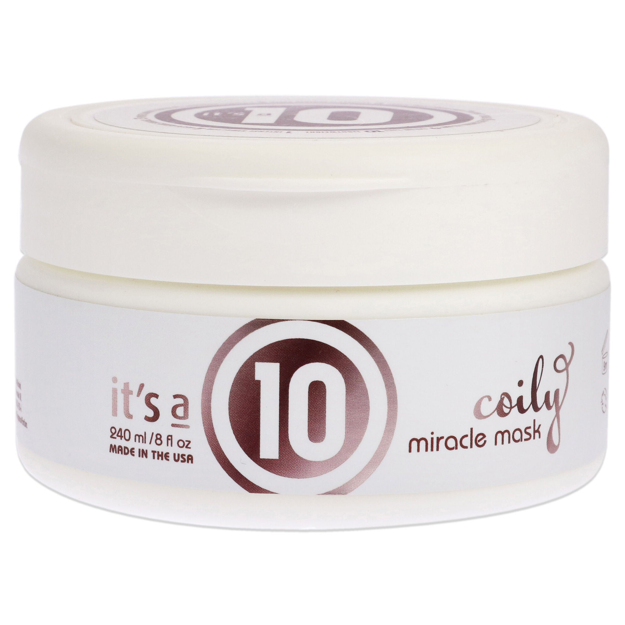 Coily Miracle Mask by Its A 10 for Unisex - 8 oz Masque, See Description, hi-res image number 0