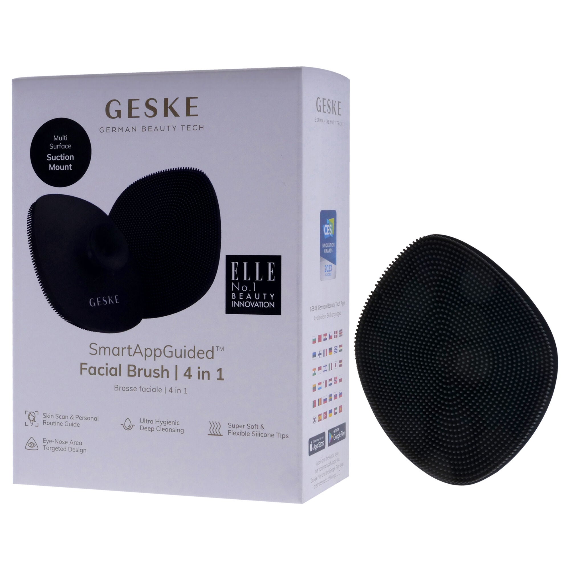 Facial Brush 4 in 1 - Gray by Geske for Women - 1 Pc Brush, , alternate image number 7