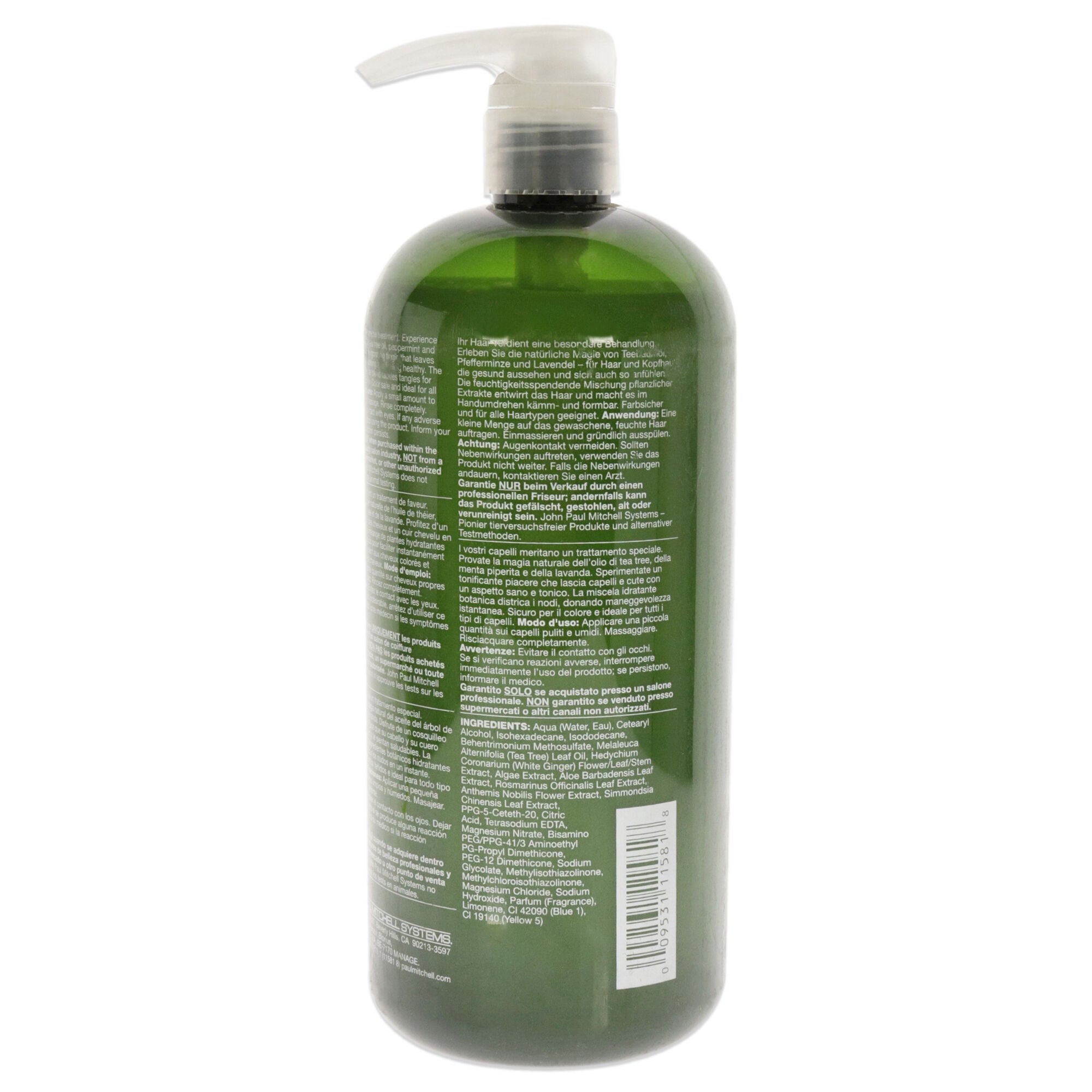 Tea Tree Special Conditioner by Paul Mitchell for Unisex - 33.8 oz Conditioner, See Description, alternate image number 2