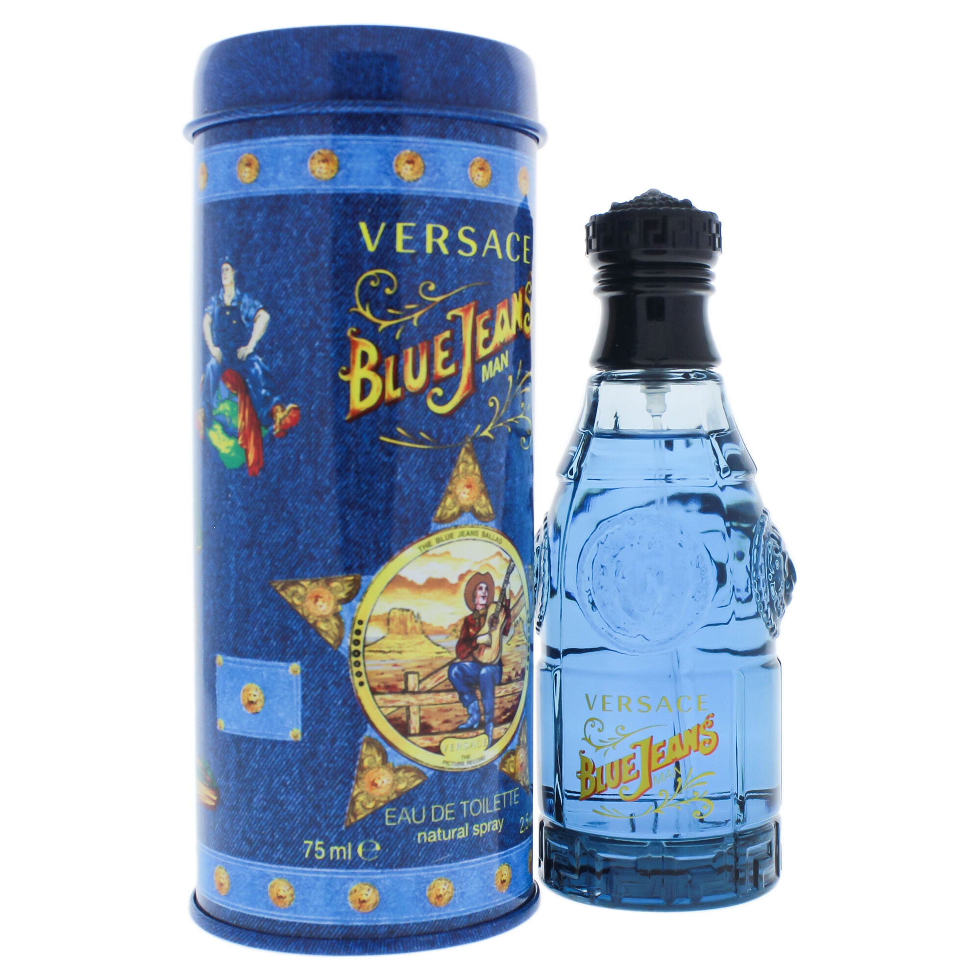 Blue Jeans by Versace for Men - 2.5 oz EDT Spray, See Description, alternate image number 1