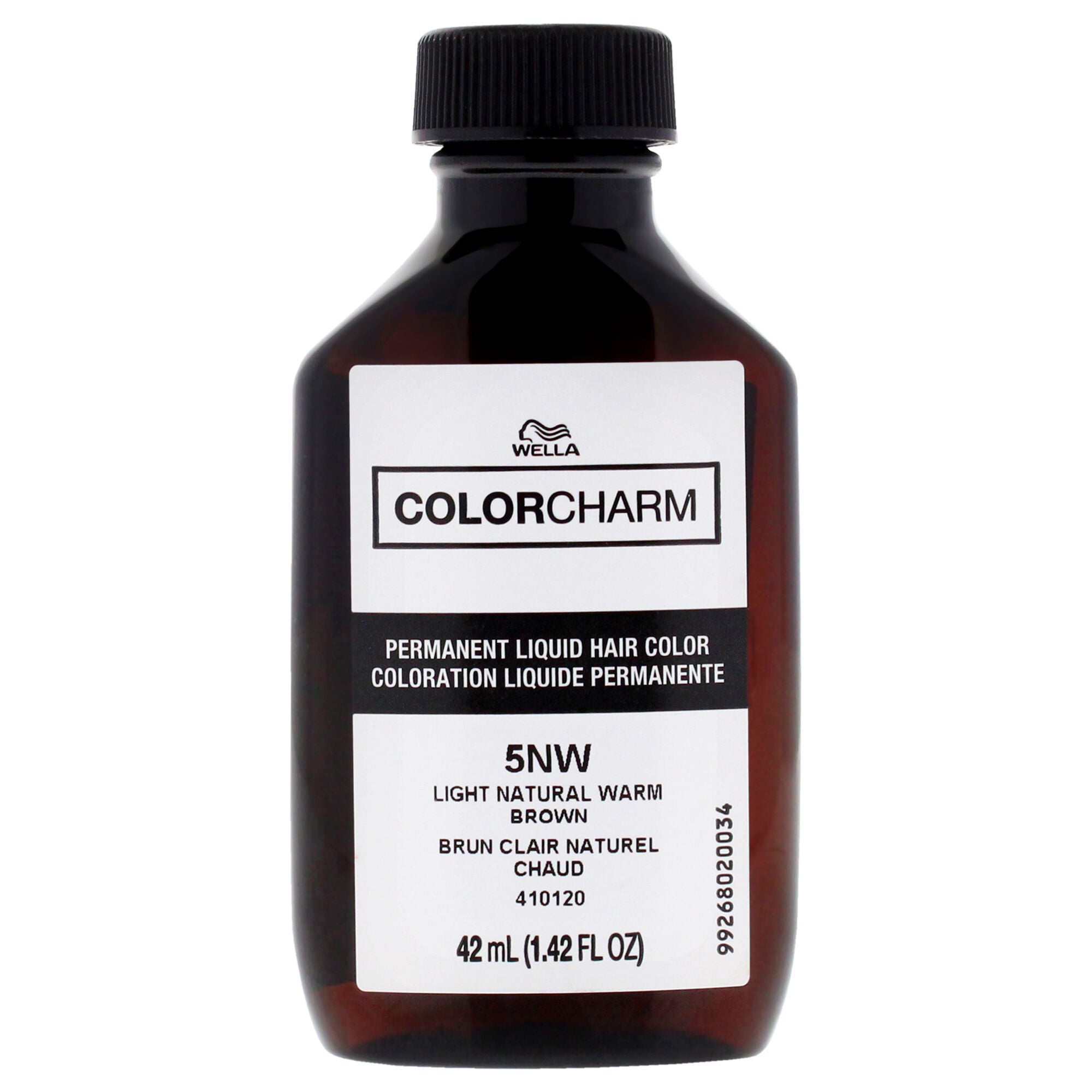 Color Charm Permanent Liquid Hair Color - 5NW Light Natural Warm Blonde by Wella for Unisex - 1.42 oz Hair Color, See Description, alternate image number 4