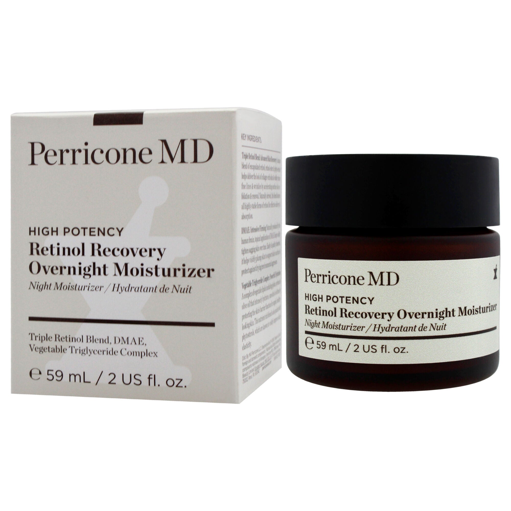 High Potency Retinol Recovery Overnight Moisturizer by Perricone MD for Women - 2 oz Moisturizer, See Description, alternate image number 3