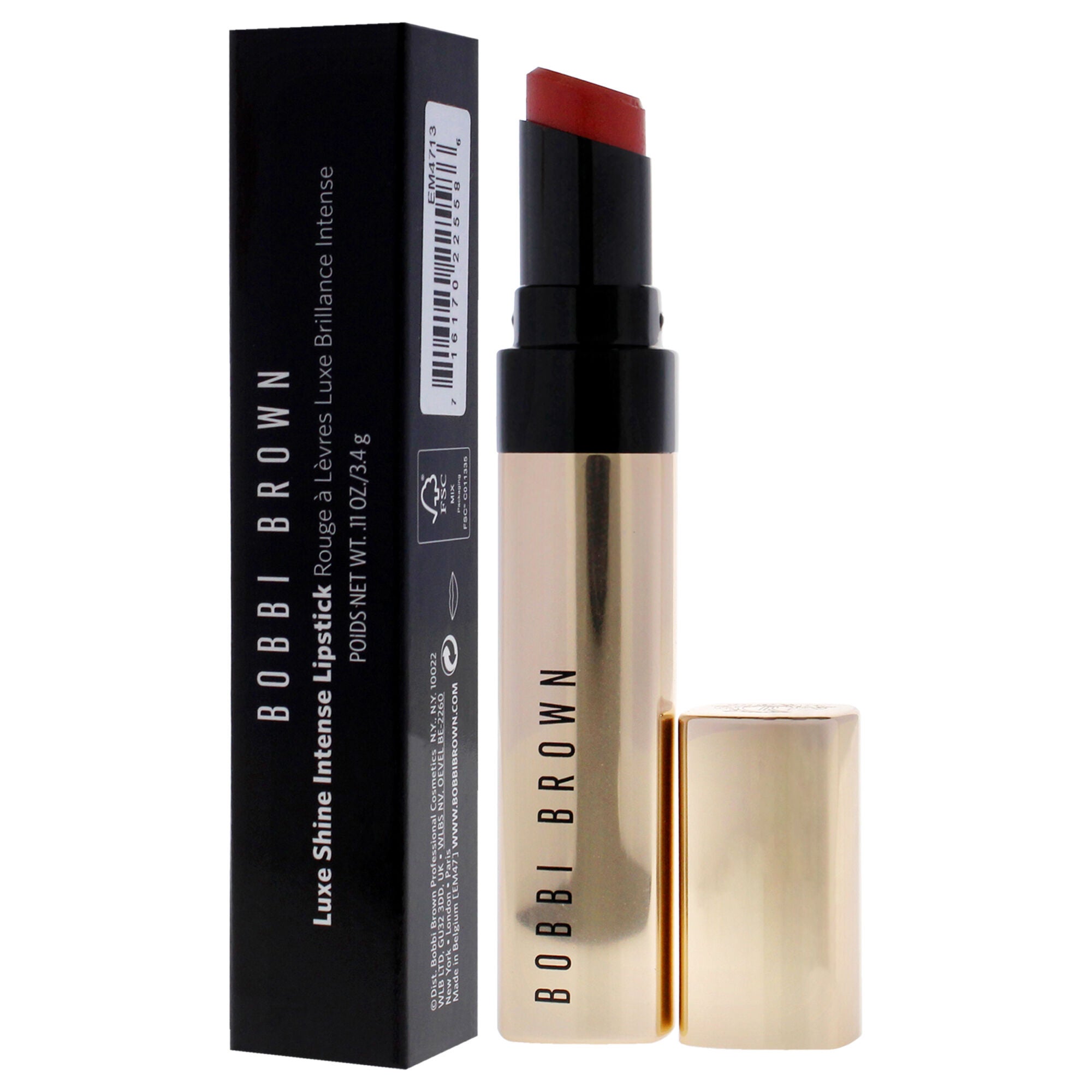 Luxe Shine Intense Lipstick - Desert Sun by Bobbi Brown for Women - 0.11 oz Lipstick, Red, alternate image number 3