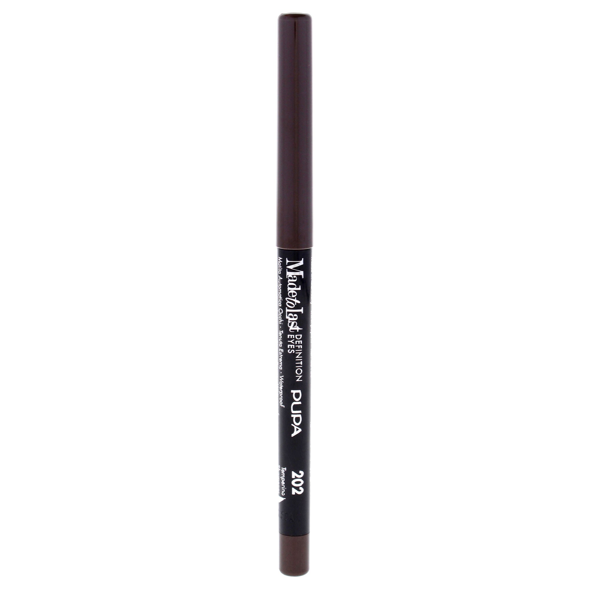 Made To Last Definition Eyes - 202 Dark Cocoa by Pupa Milano for Women - 0.012 oz Eye Pencil, See Description, hi-res image number 0