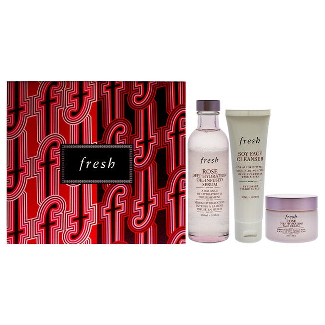Three Step Hydration Heroes Kit by Fresh for Women - 3 Pc Set, See Description, hi-res image number 0