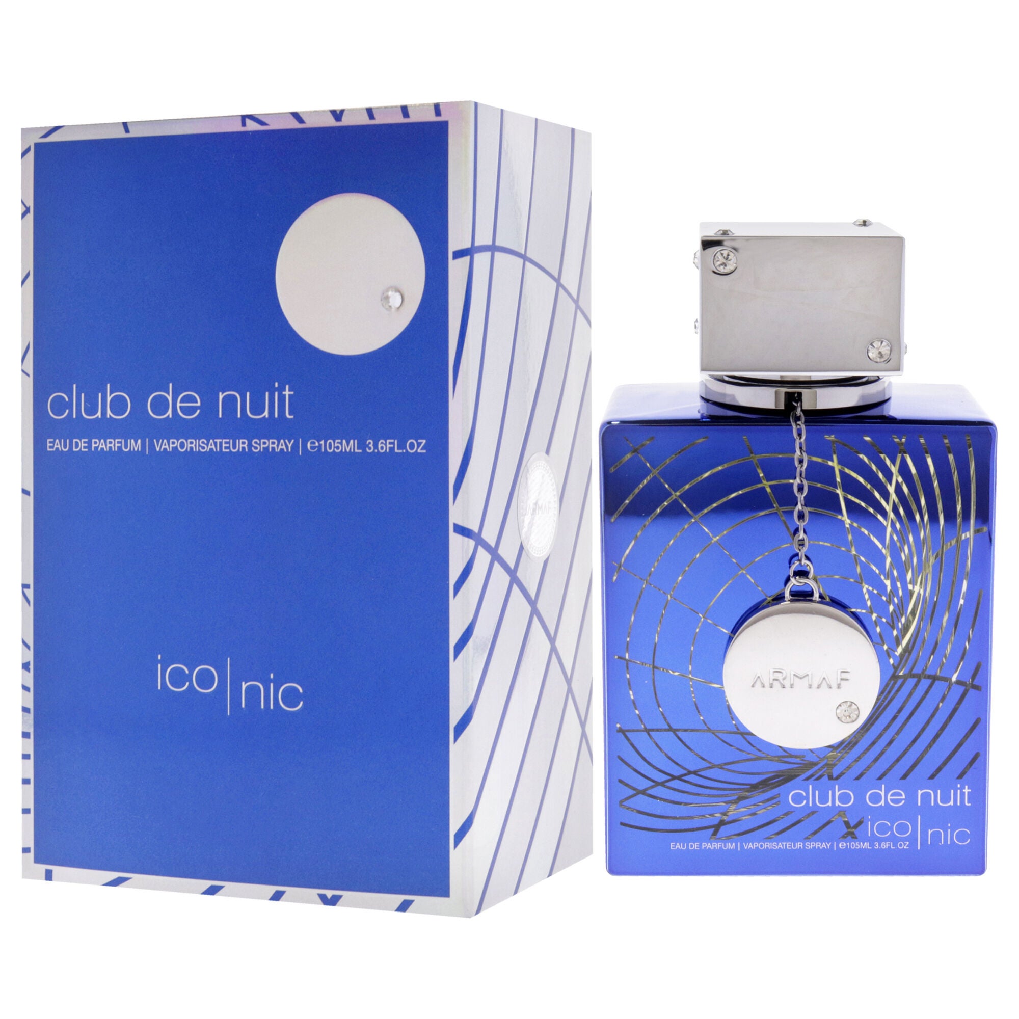 Club De Nuit Iconic Blue by Armaf for Men - 3.6 oz EDP Spray, See Description, alternate image number 2