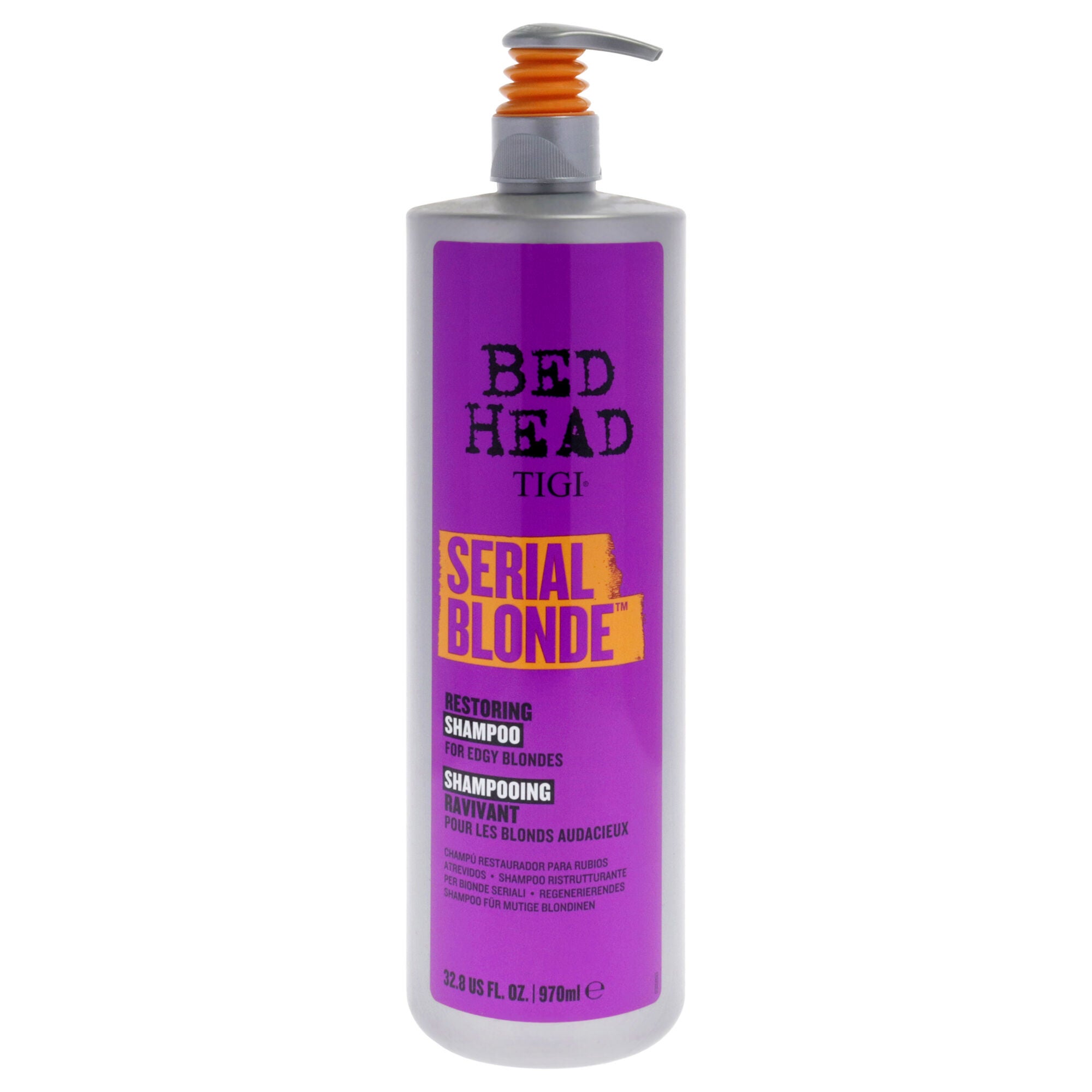 Bed Head Serial Blonde Shampoo by TIGI for Unisex - 32.8 oz Shampoo, See Description, hi-res image number 0